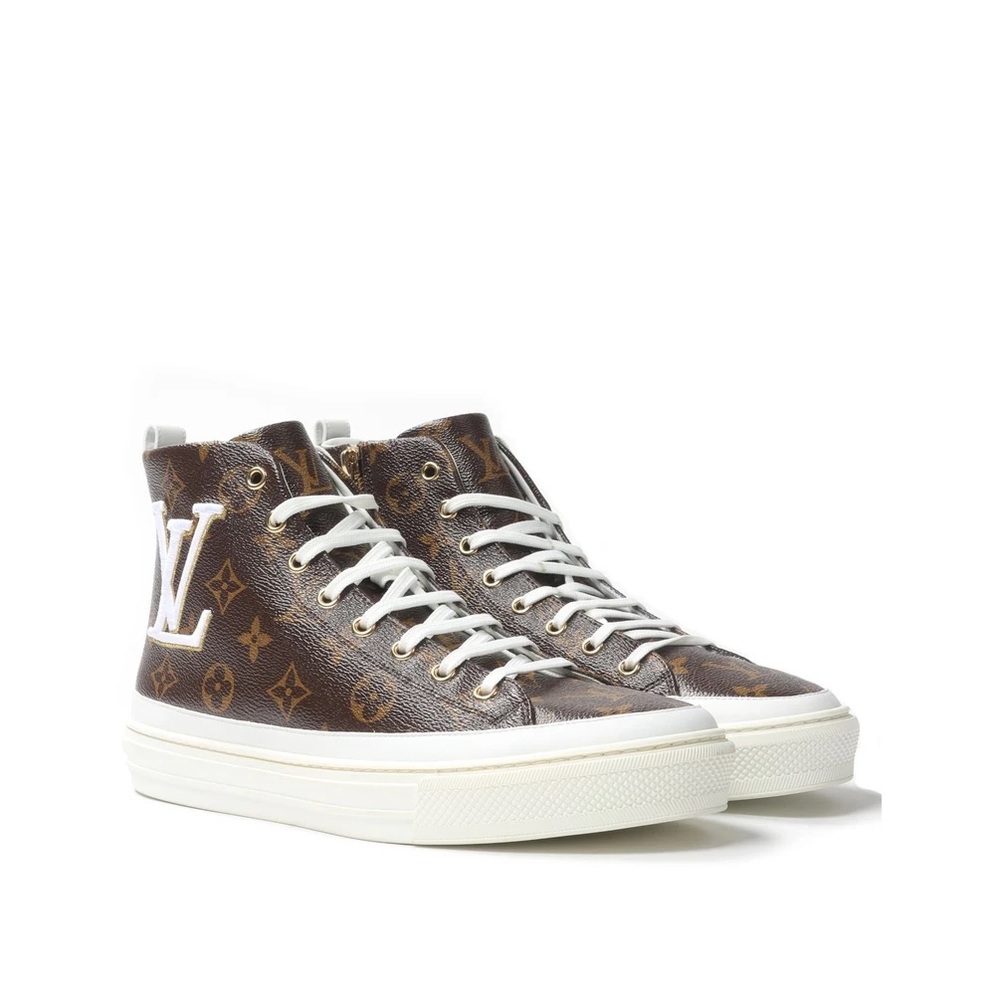 Louis Vuitton Monogram Embroidered Sneakers